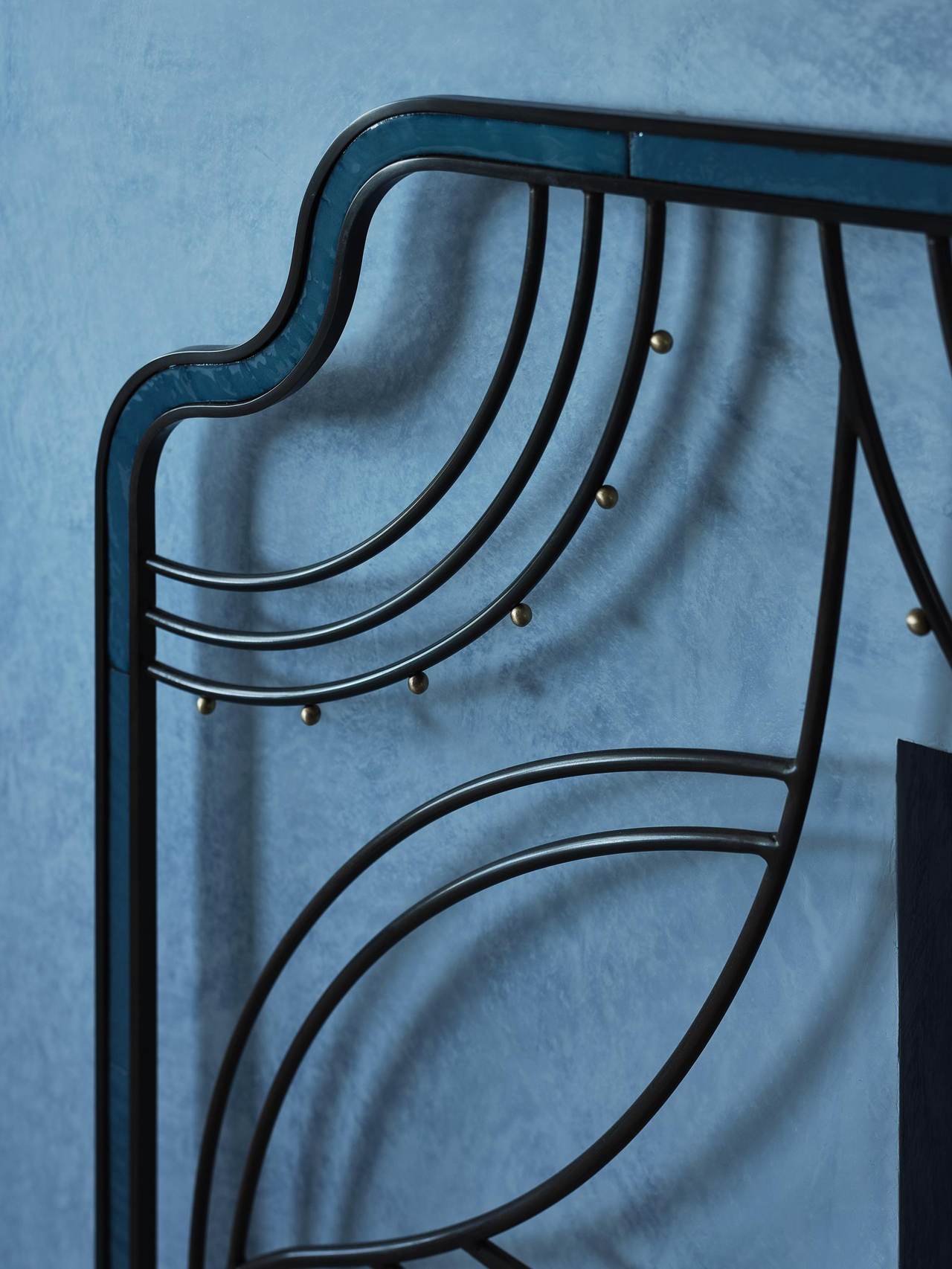 Fireplace metalwork detail